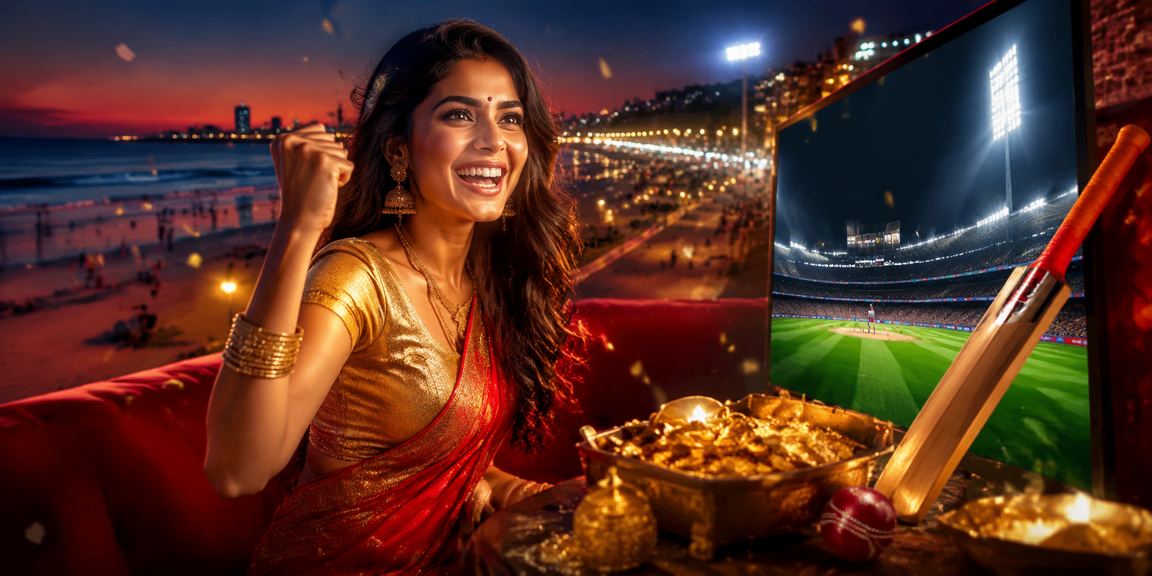 Sports enthusiasts enjoying IPL cricket match at Chennai Marina Beach